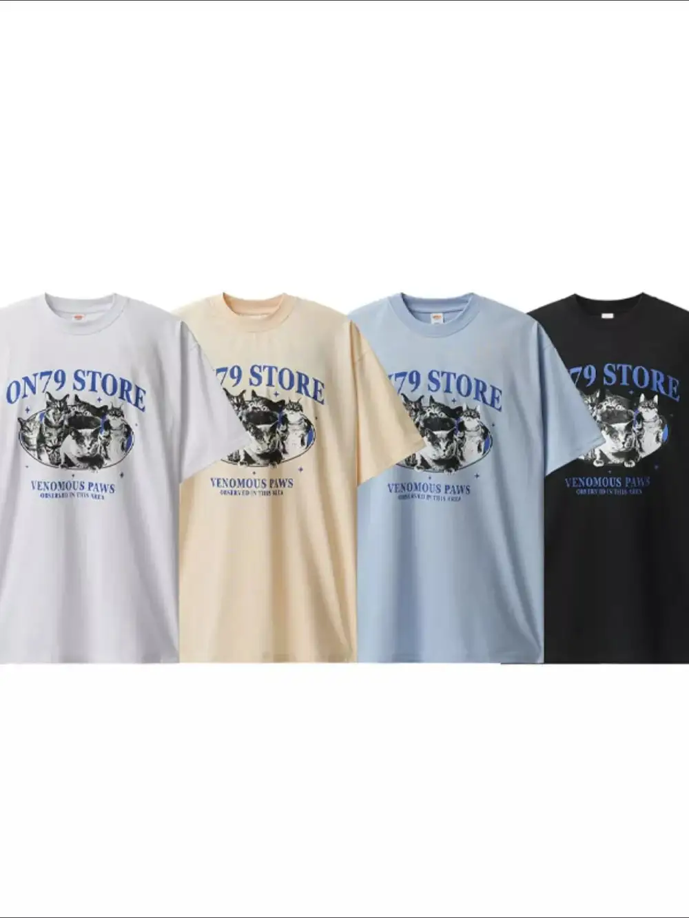 Soft Touch Graphic Round Neck Short Sleeve T-Shirt