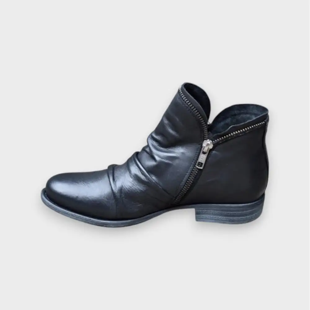 Leather Supportive Ankle Boots