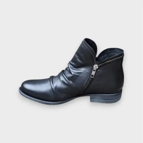 Leather Supportive Ankle Boots
