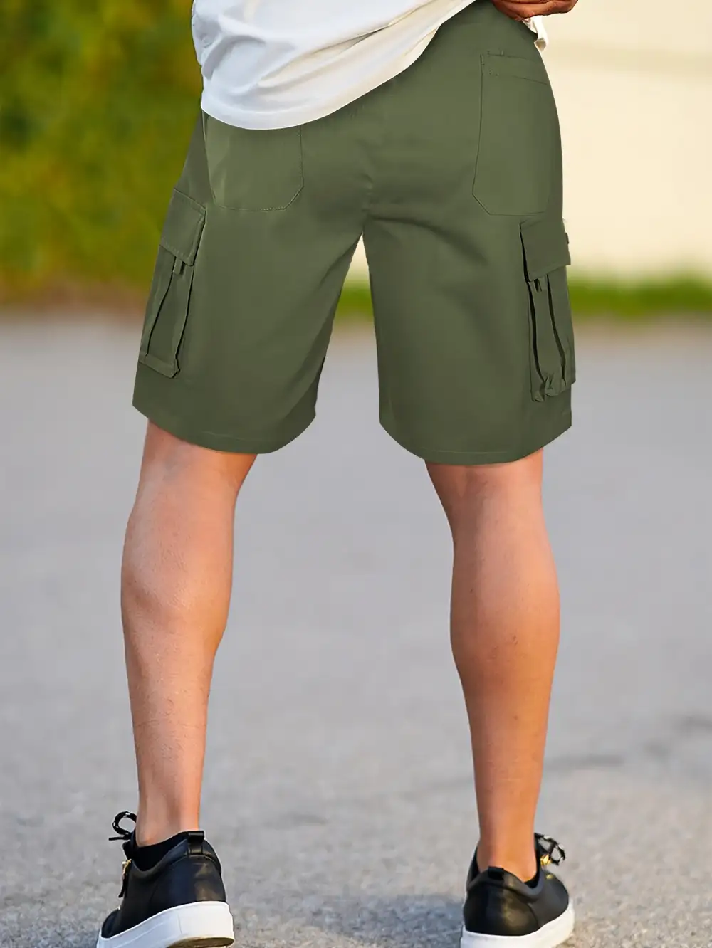 Men's Wide Leg Cargo Shorts for Workday Wear for Daily Wear