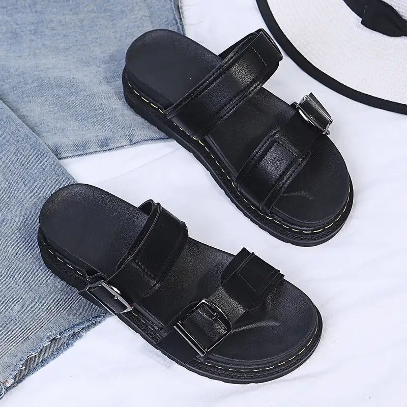 Refined Platform Everyday Flat Sandals