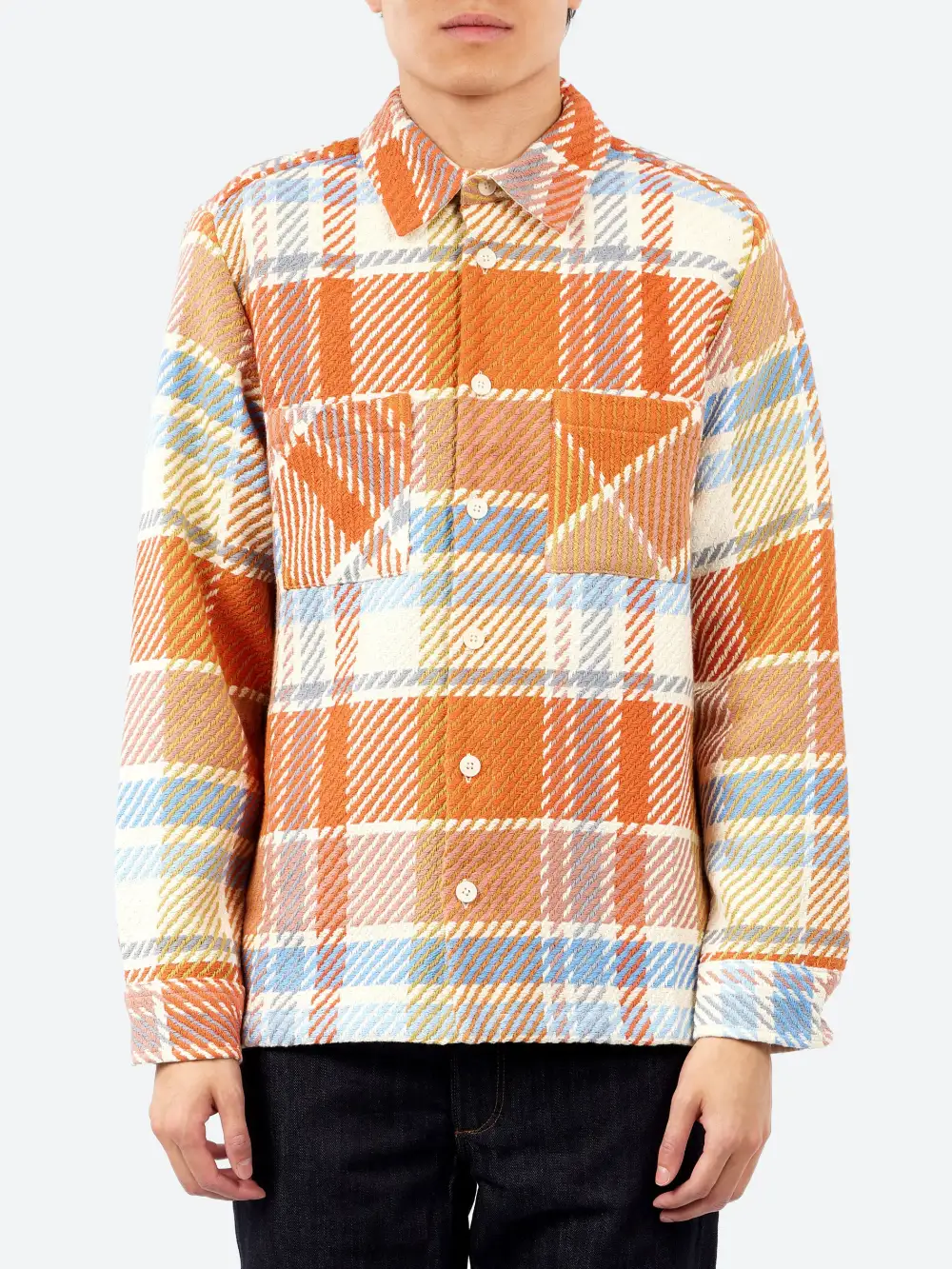 Men's Regular Fit Patch Pocket Overshirt