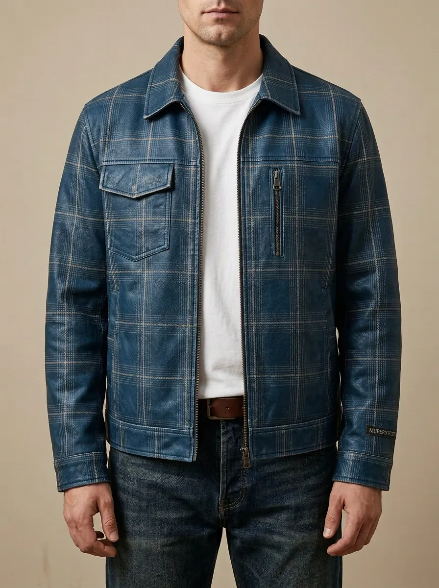 Plaid Utility Jacket