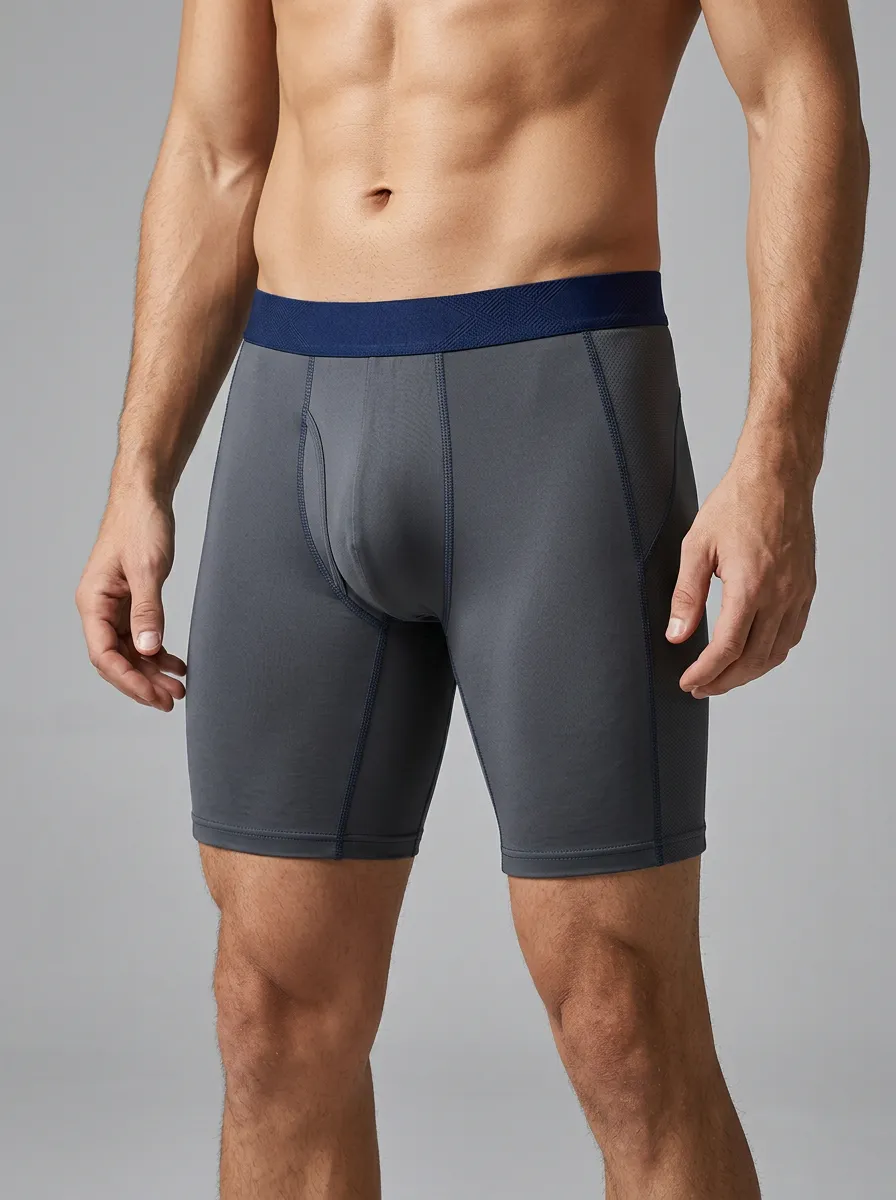 Active Performance Athletic Silhouette Men's Boxer Briefs