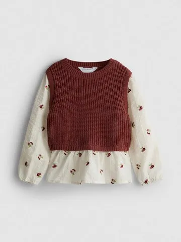 1-9yrs | 2-in-1 Vest Blouse