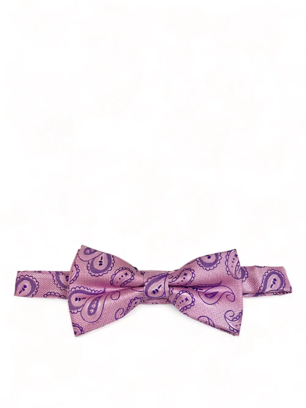 Versatile Paisley Polyester Pre-Tied Bow Tie