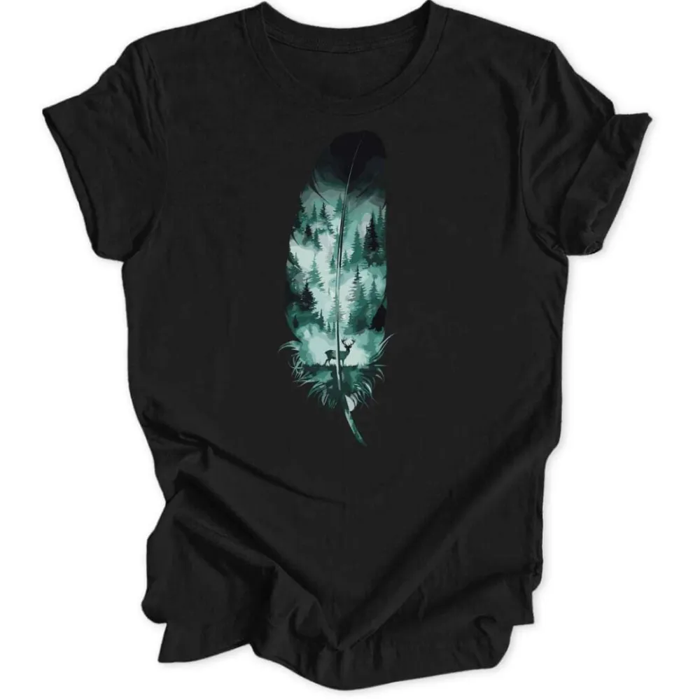 Wild Spirit Feather Unisex T-Shirt