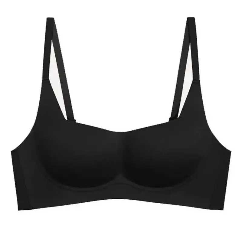 Seamless Push-Up Bra with Stretch Straps