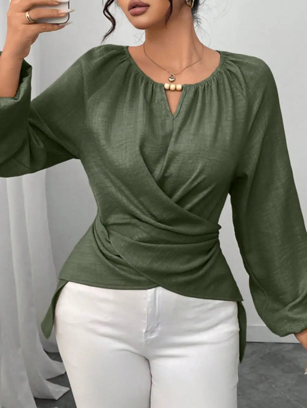 Lightweight Easy Drape Blouse