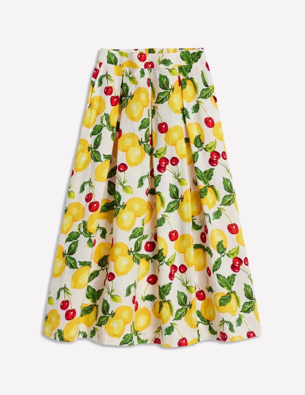 Verity Linen Midi Skirt