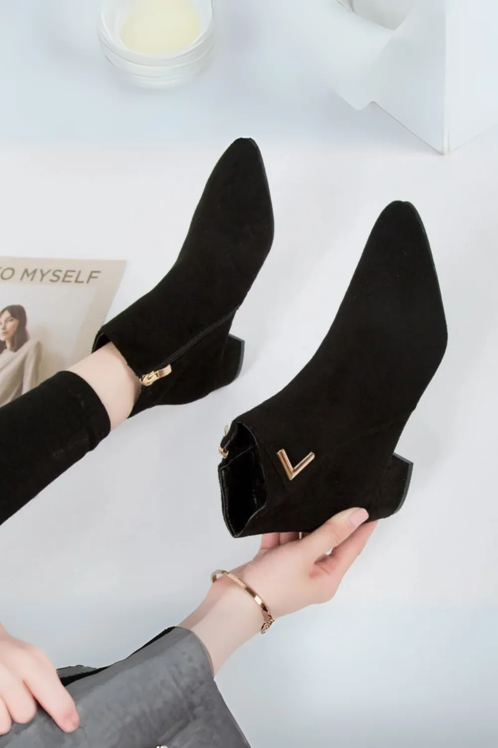 Leather Ankle Boots