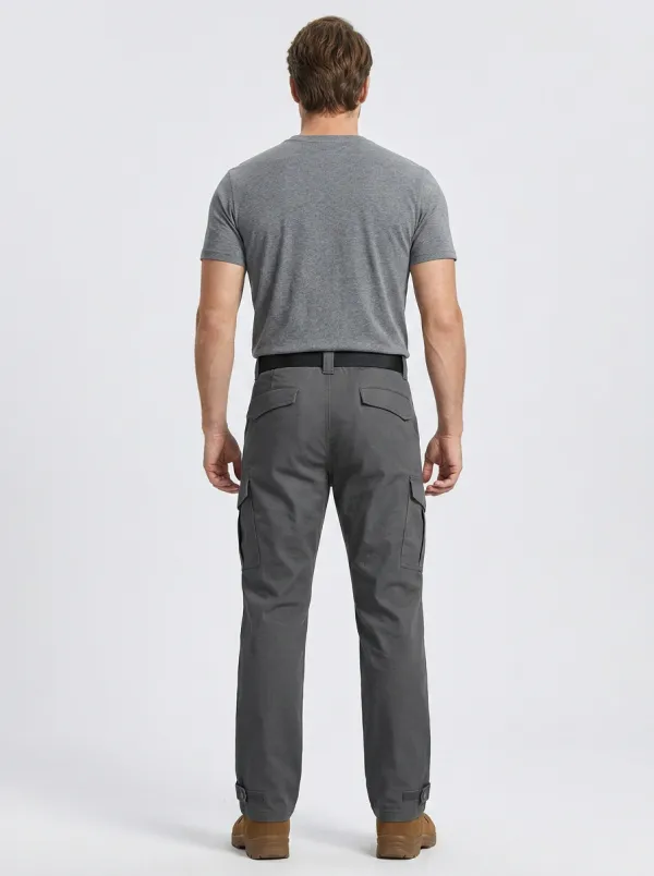 Minimal Neat Men's Multi-Pocket Waterproof Tactical Cargo Pants