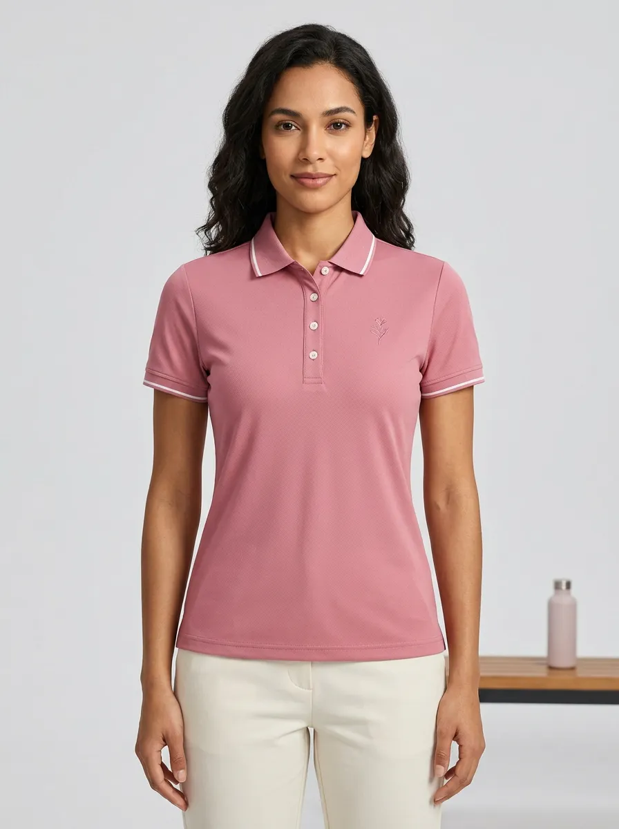 Classic Floral Classic Look Women's Sport Polo Shirt