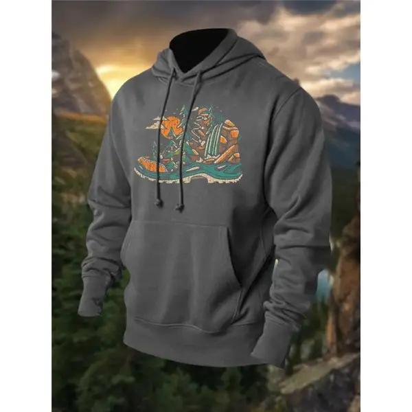 Creative Boots Printed Hoodie
