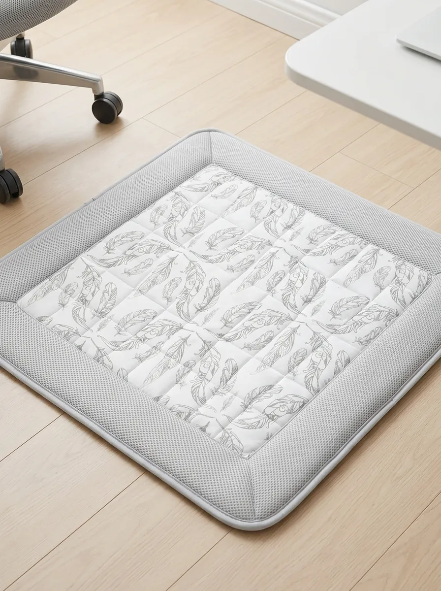 Feather Pattern Pattern Cooling Mat