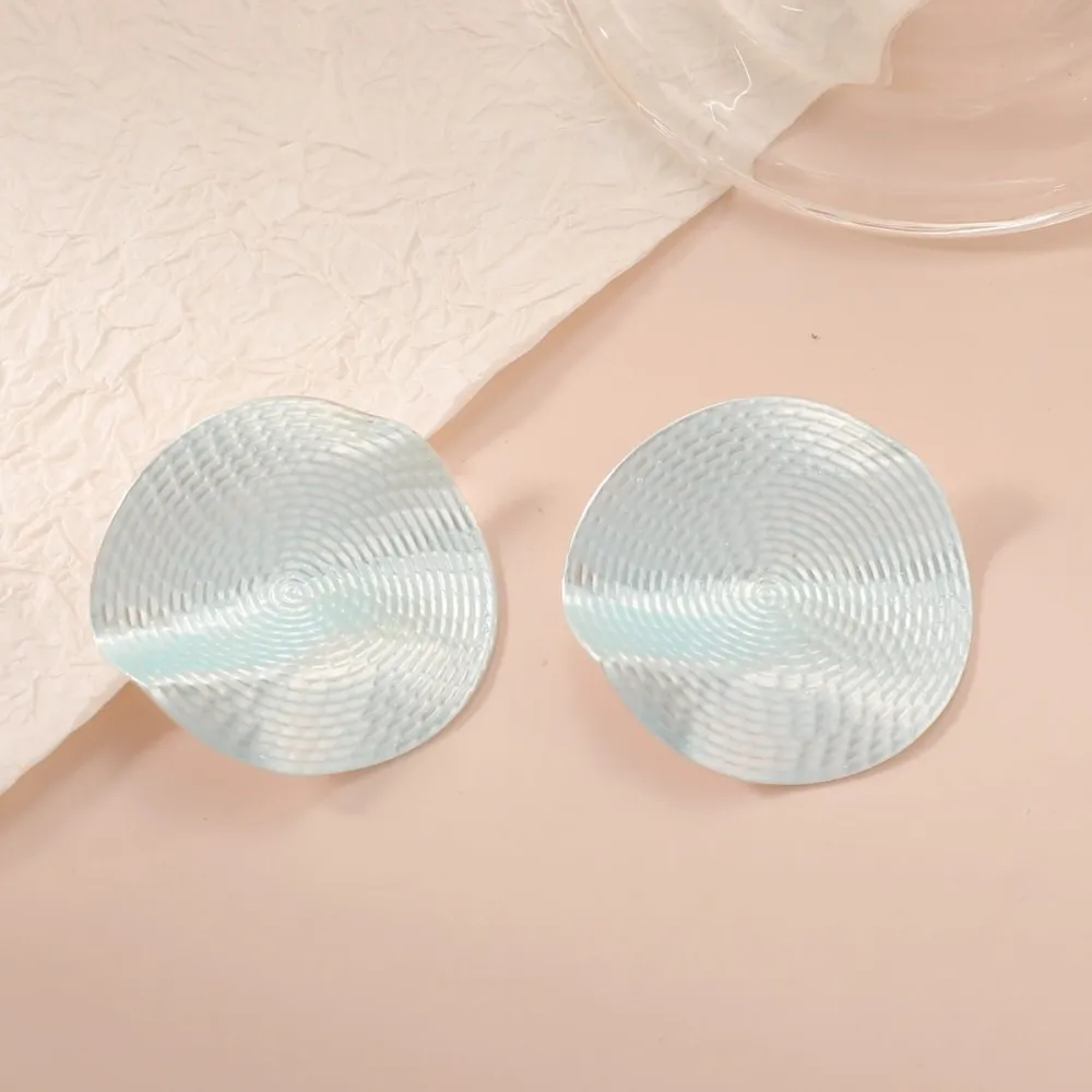 Flower Stud Metal Earrings