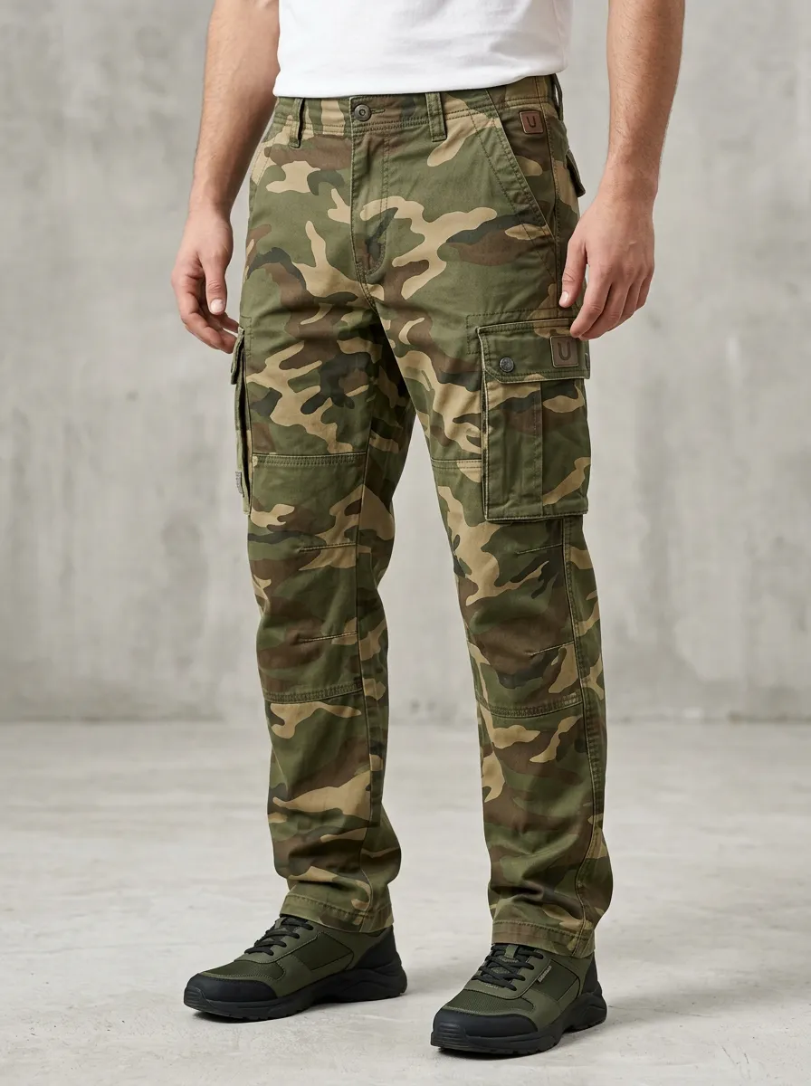 Street-Tactical Camouflage Tactical Camouflage Cargo Pants