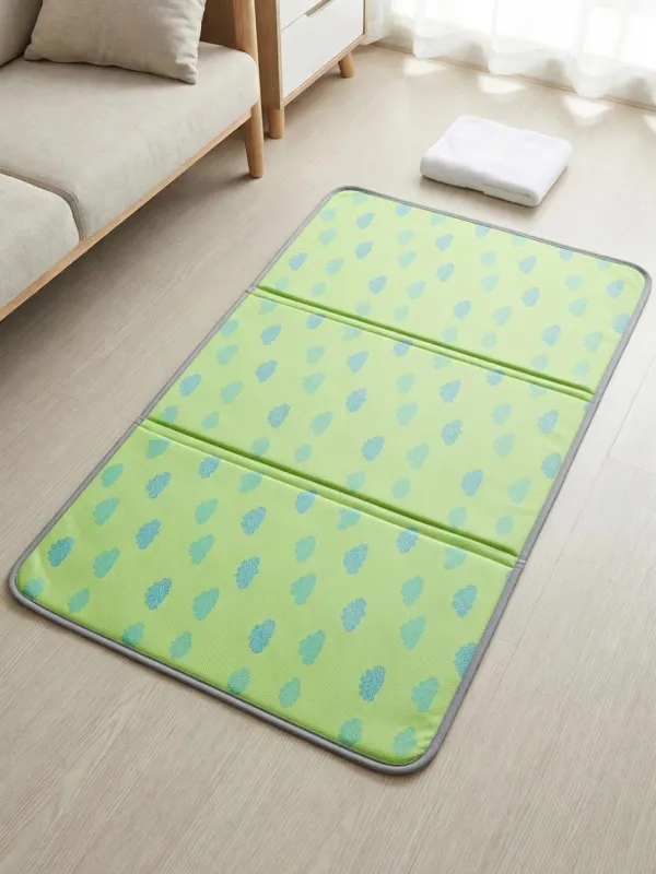 Blue Cloud Print Cooling Mat
