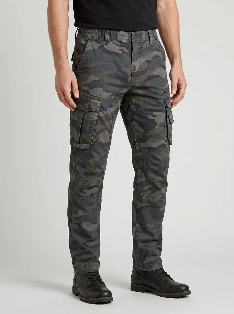 Men's Outdoor Tactical Camouflage Printed Cargo Pants