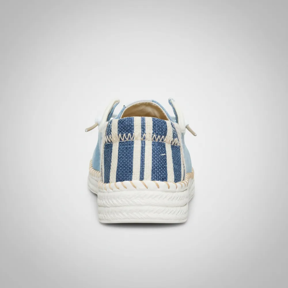 Casual Denim Lace Up Espadrille Shoes For Women