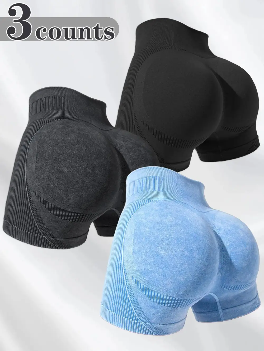 Women's Yoga Scrunch Butt High Waist Workout Shorts Available for S-5XL