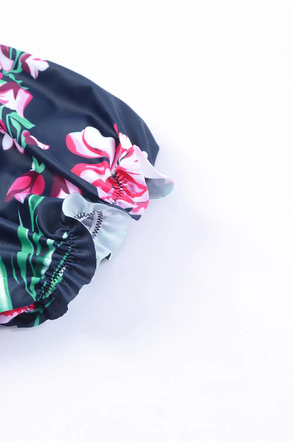 Swimwear Floral Ruffle Bodycom Party Bikinis