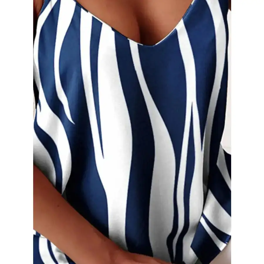 Chain Strap V Neck Tank Top