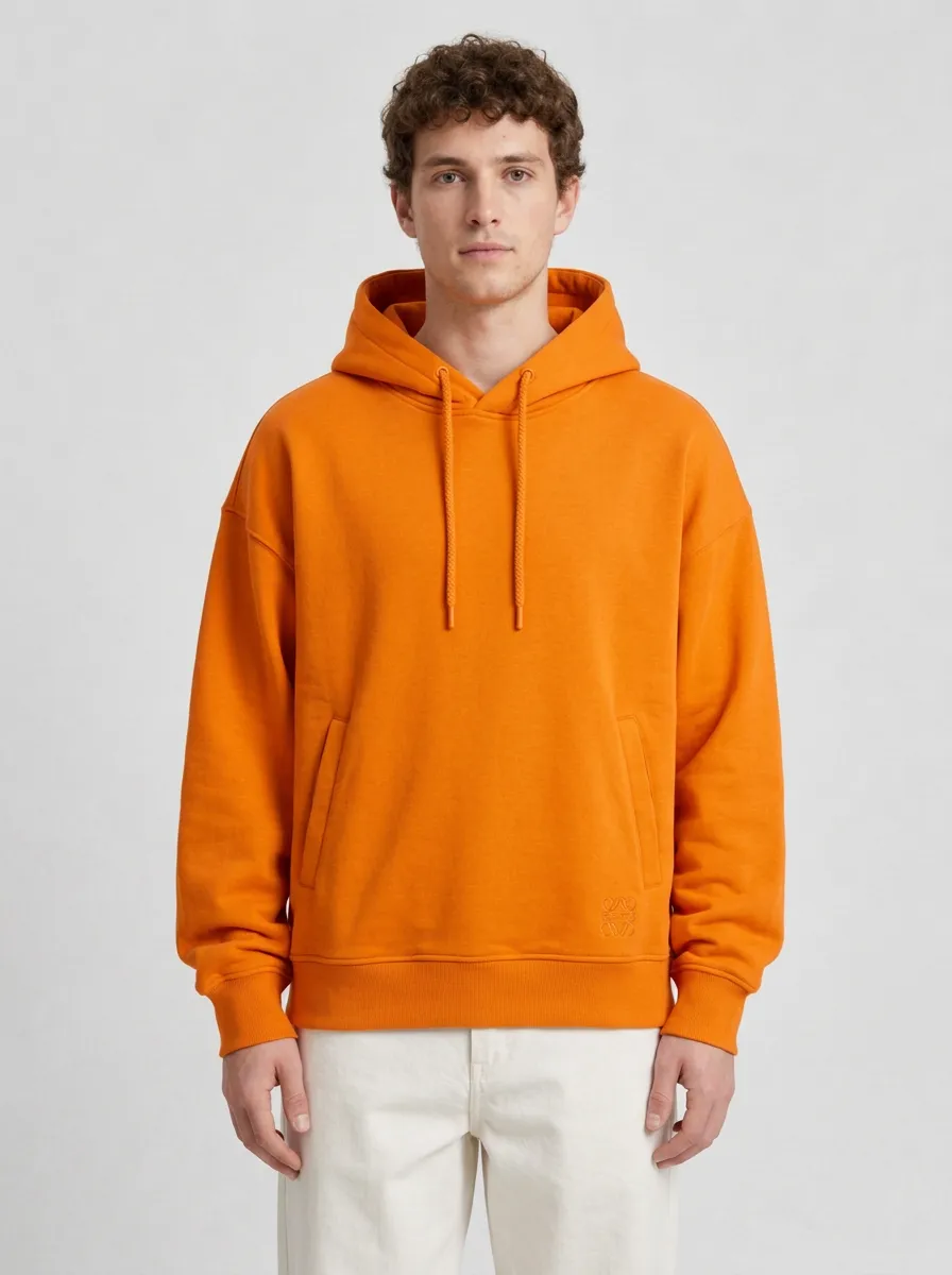 Unisex Printed Daily Wear Hooded Sweatshirt