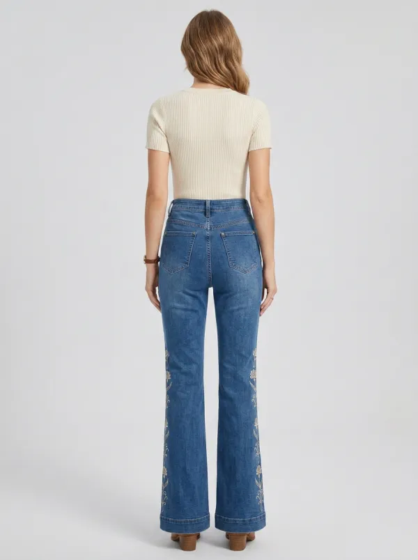 Women's High Waist Casual Denim Jeans
