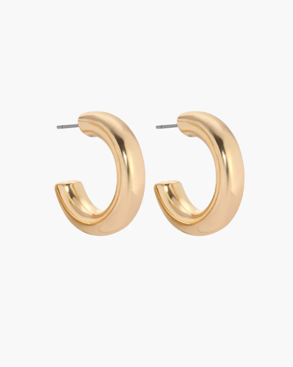 Thick Classic Hoop Earrings