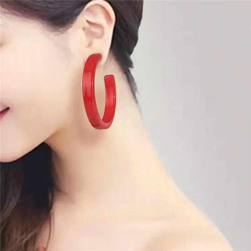 Vintage Acrylic Statement Earrings