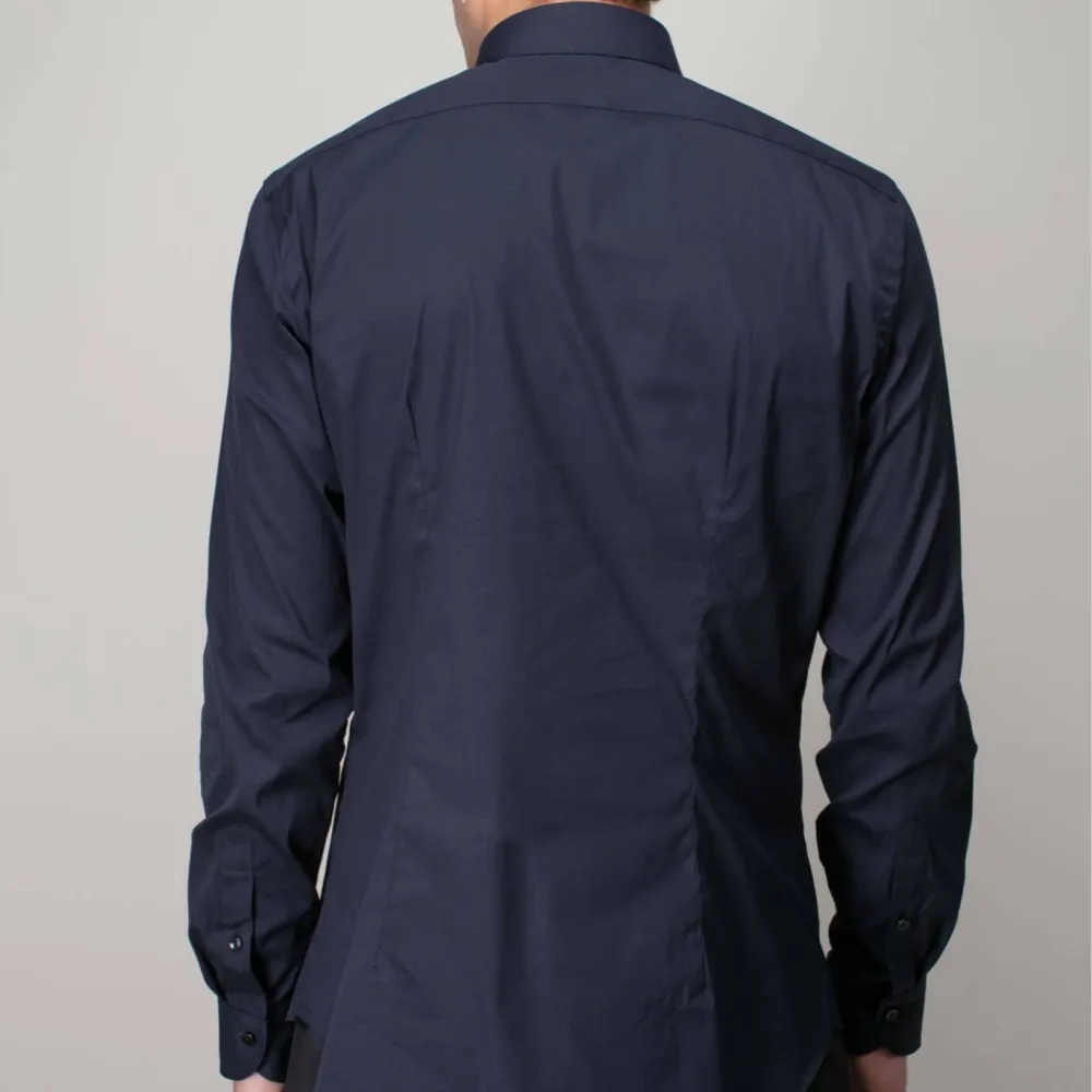 Contemporary Boxy Fit Collared Shirt