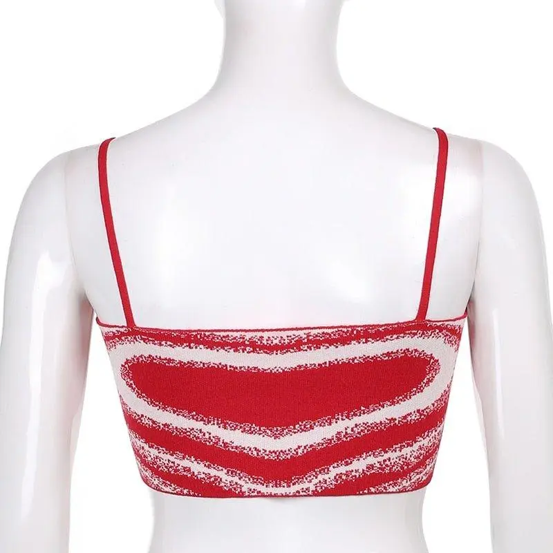 Knitted Cropped Tank Top