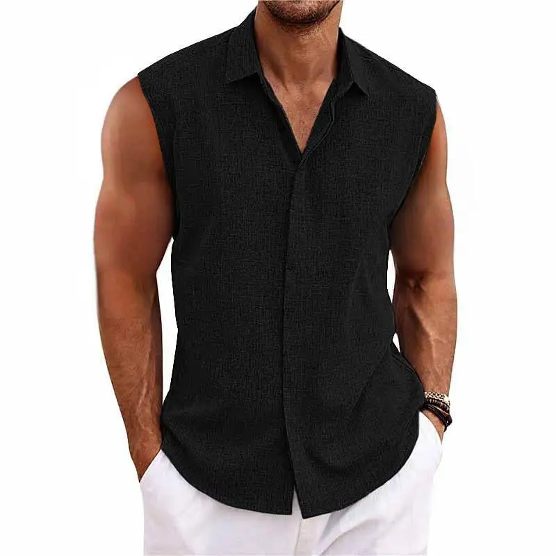 Textured Woven Cotton Shirt
