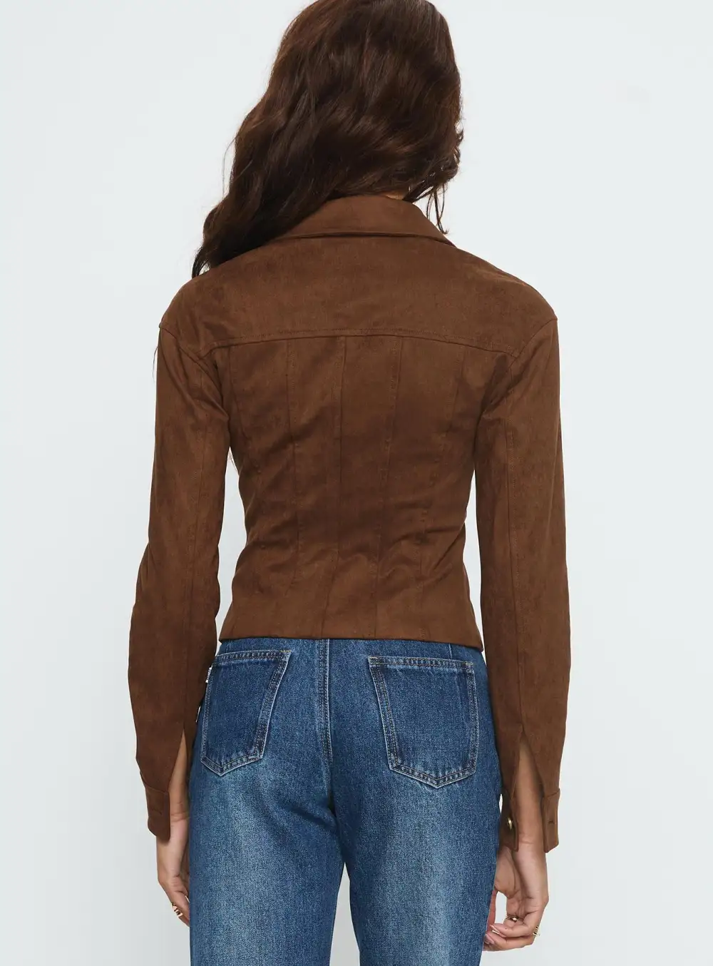 Women’s Streetwear Faux Suede Jacket