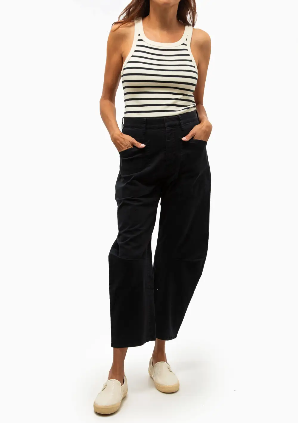 Striped Ribbed Tank Top
