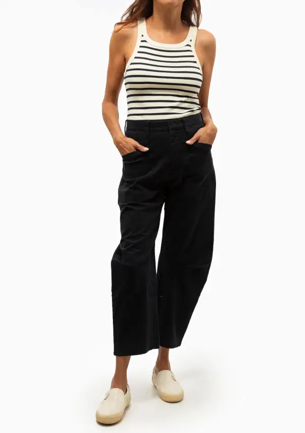 Striped Ribbed Tank Top