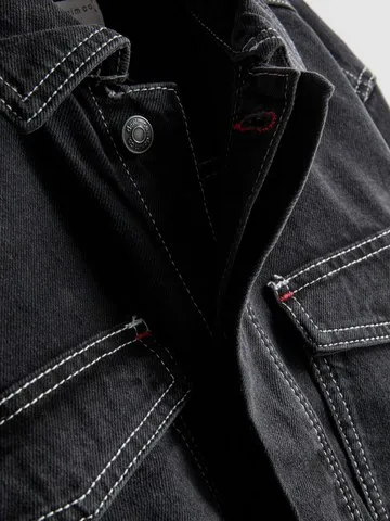 9-15yrs | Contrast Stitch Denim Shirt