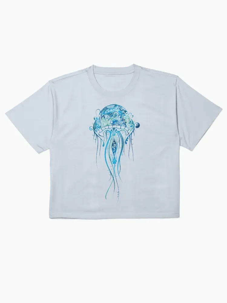 Jellyfish Printed Pure Cotton Women'S Top