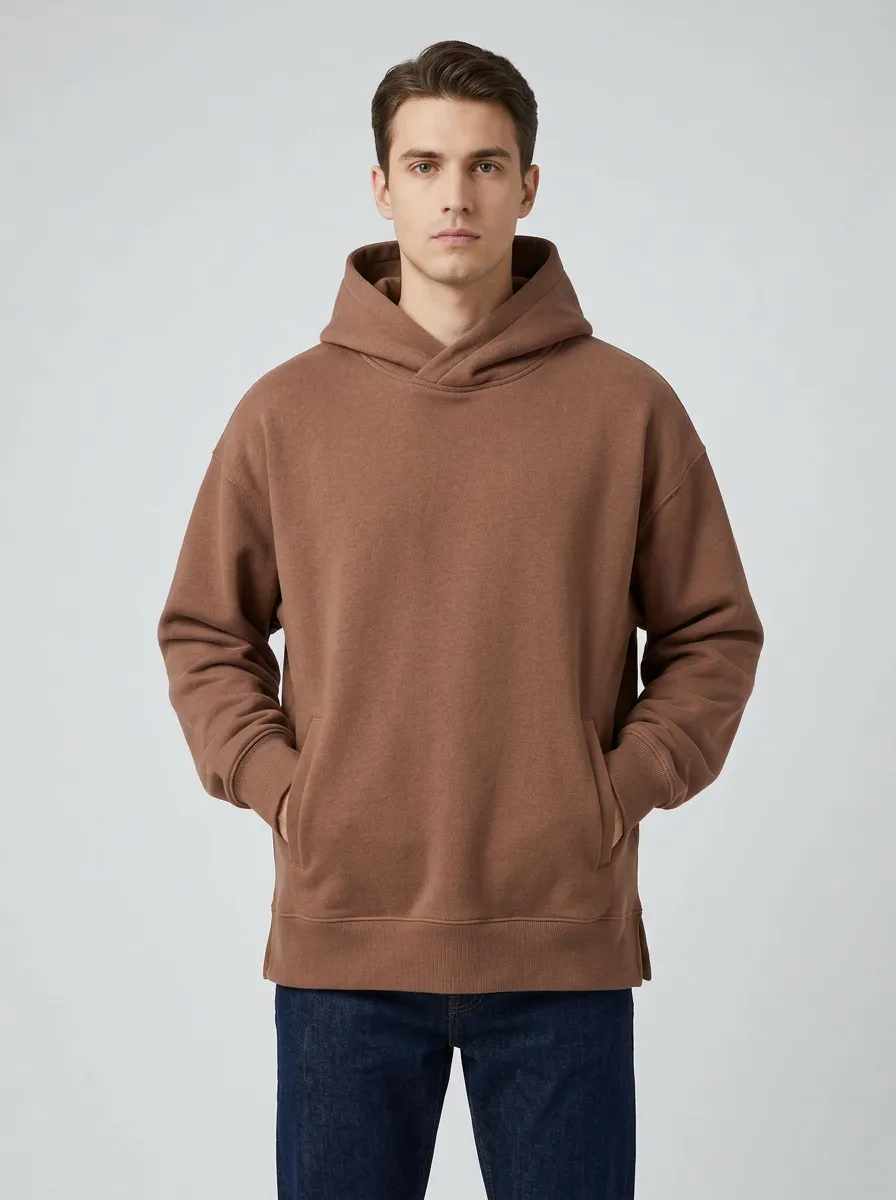 Unisex Plain Weekend Layer Hoodie