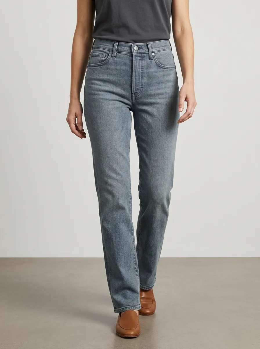 Washed Denim Daily-Wear Denim Jeans