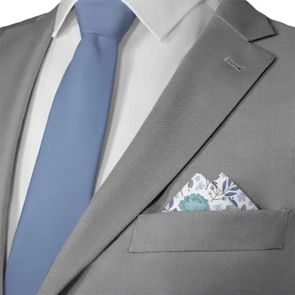 Refined Polished Floral Pocket Square