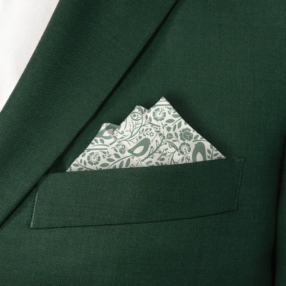 Timeless Graceful Ornate Pocket Square