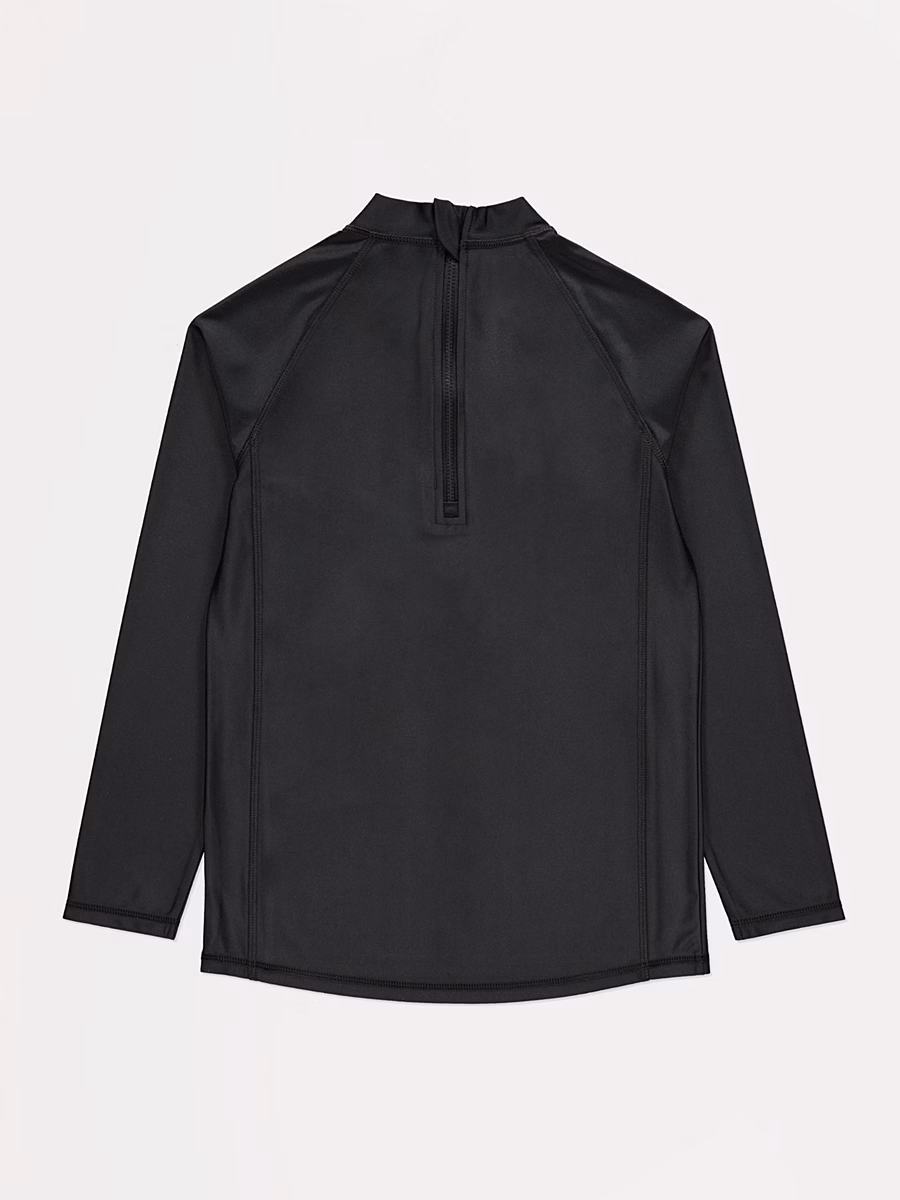 Black Long Sleeve Rash Vest detail 2
