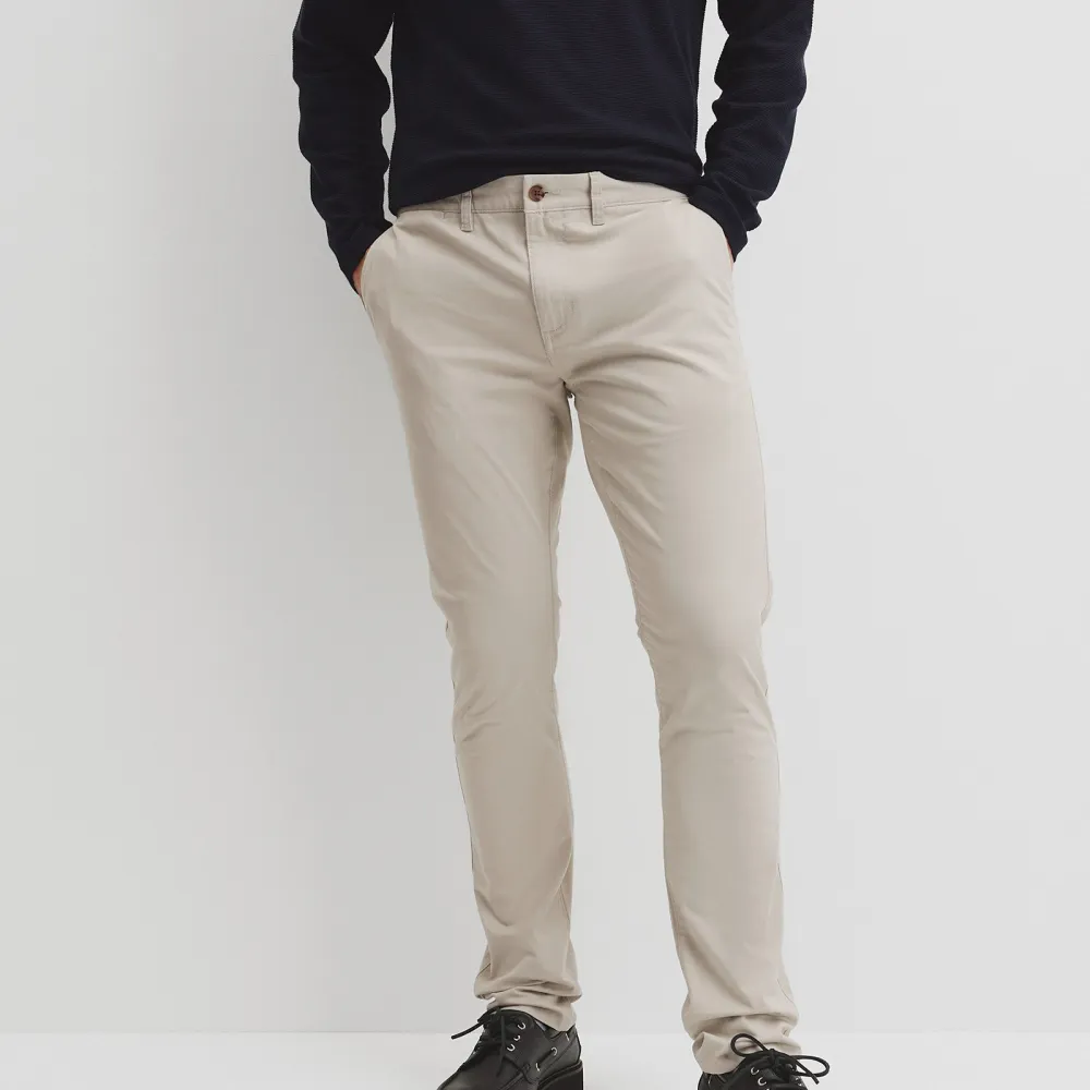 Men's Structured Slim Fit Stretch Pants