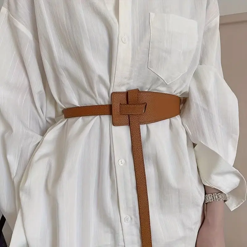 Women's Wide Decorative Adjustable Waist Belt