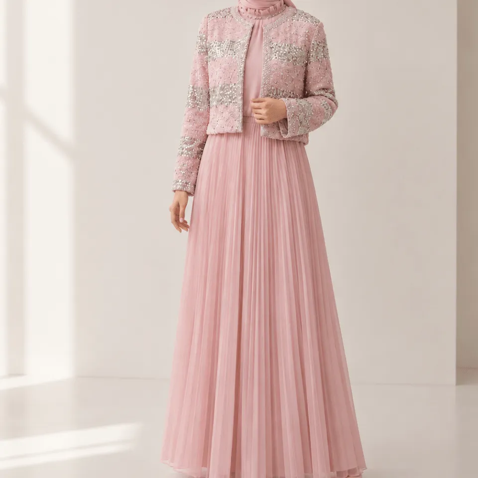 Distinctive Flowing Modest Maxi Dress