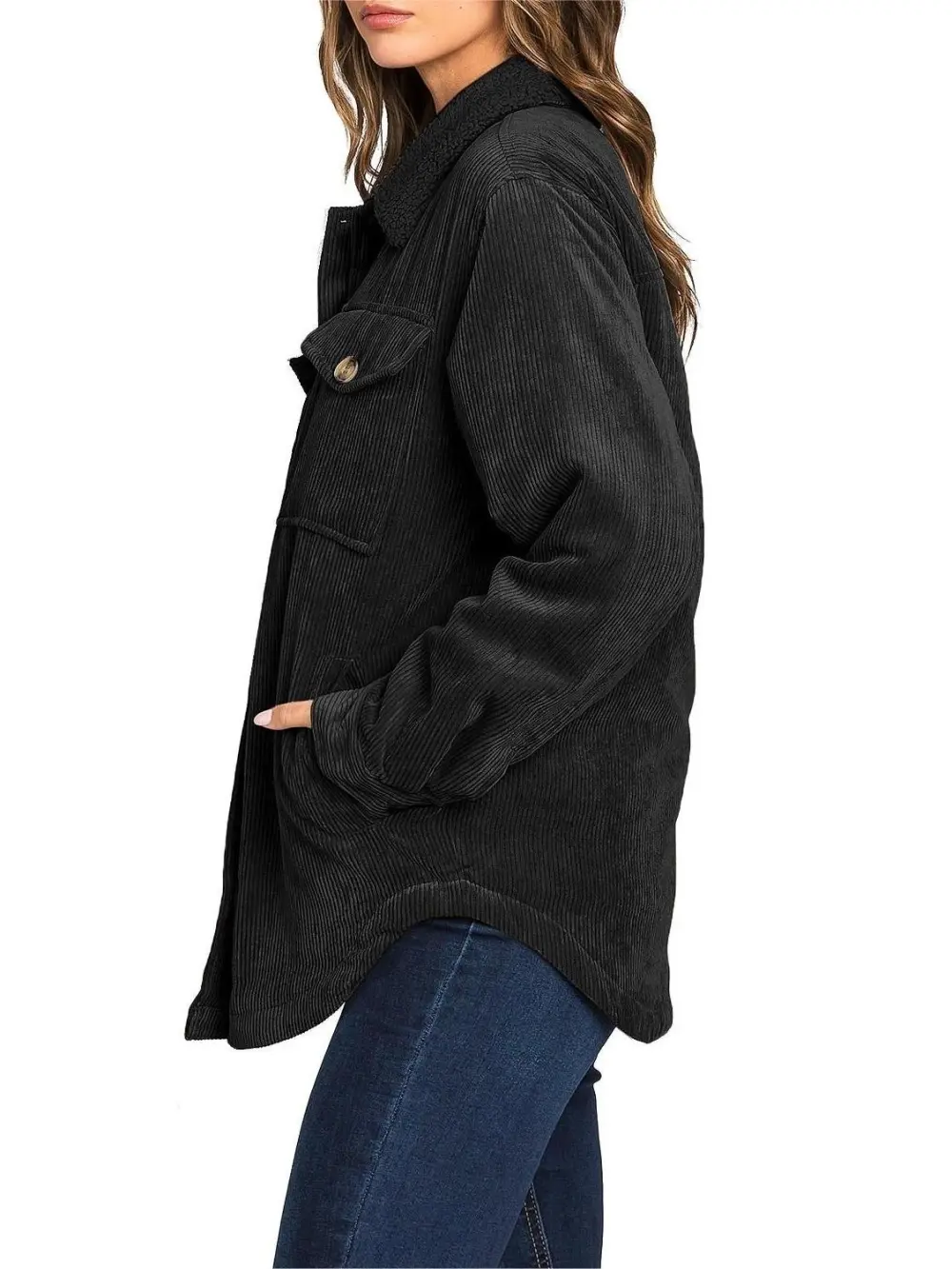 Casual Corduroy Shaket