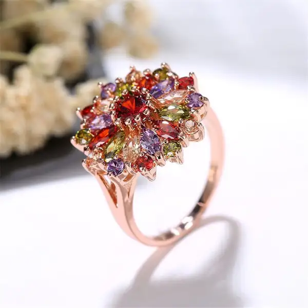 Kaleidoscope Statement Ring