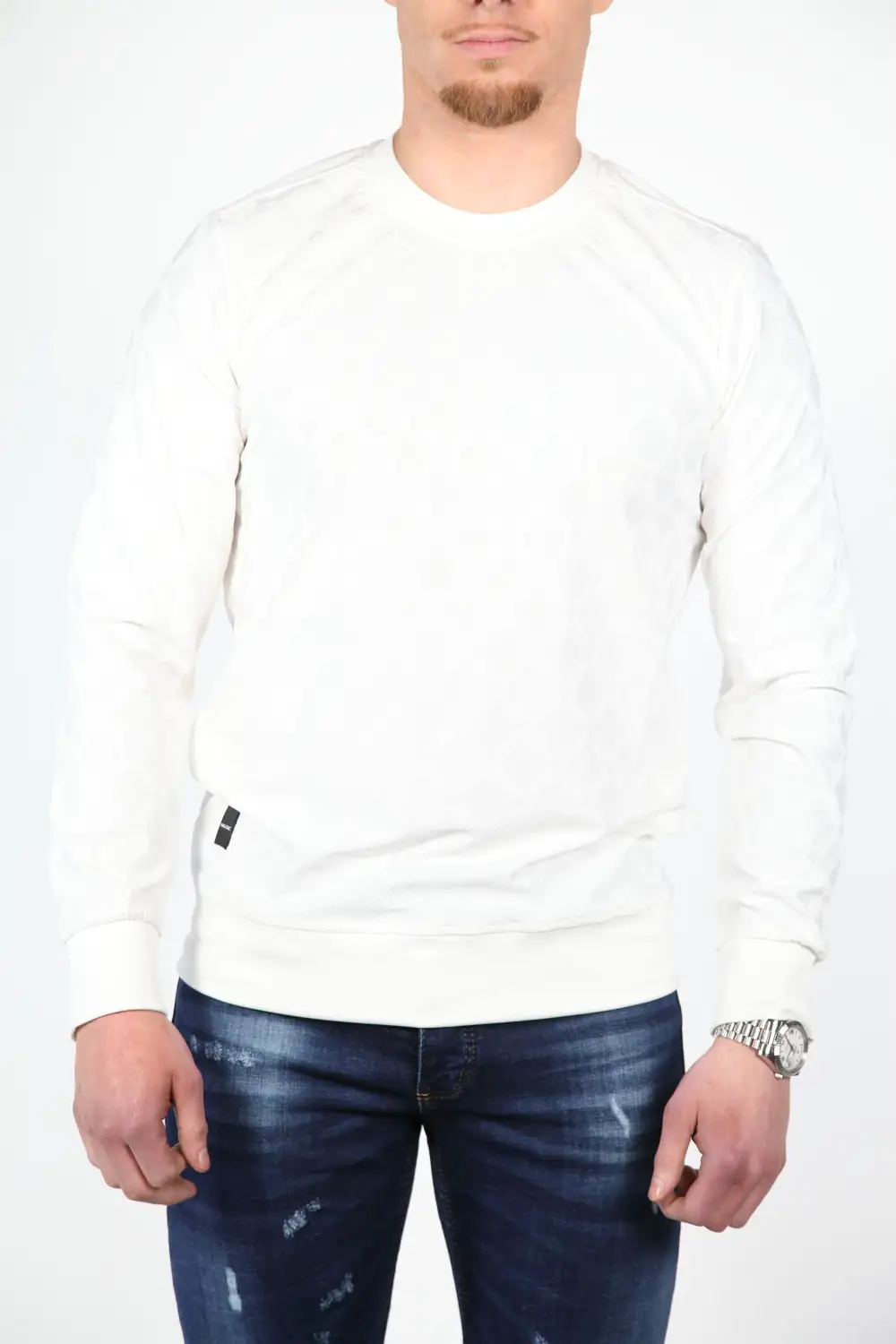Slim Fit Refined Crew Neck Sweater